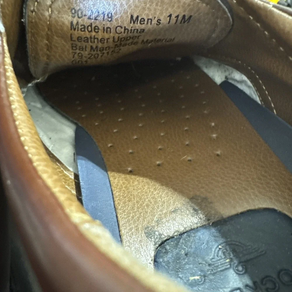 Dockers Mens 90-2219 Brown Dress Shoes Size 11M